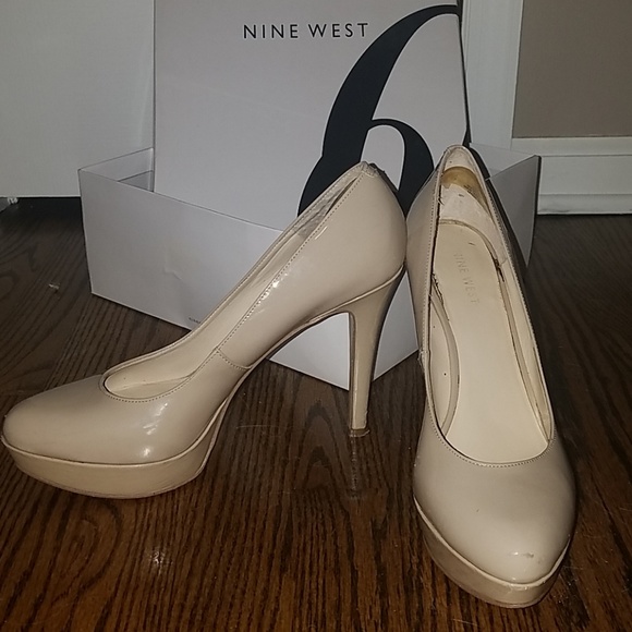 Nine West Patent Leather platform stilettos - Picture 1 of 3